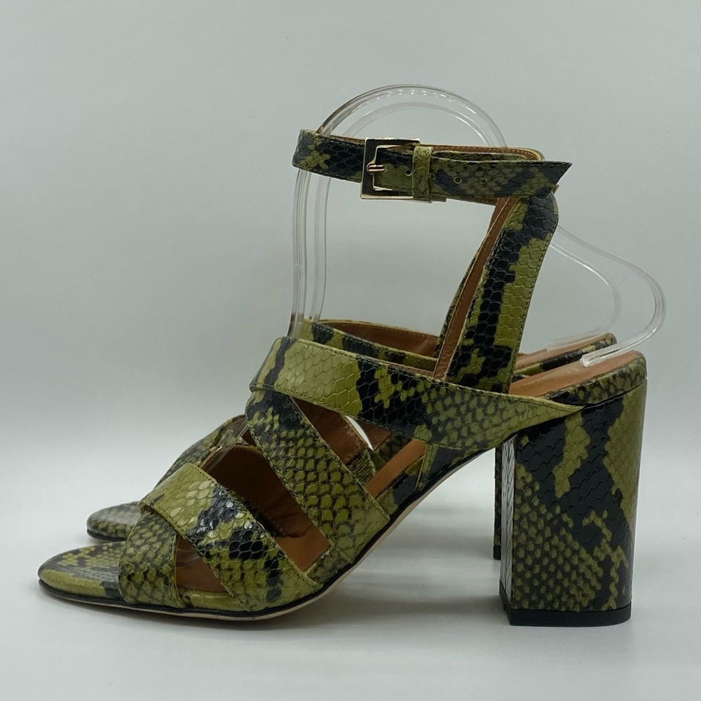 Paris Texas Python Ankle Sandal Khaki Size 8 NWOT - Picture 7 of 10